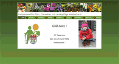 Desktop Screenshot of kv-gartenbau-mb.de